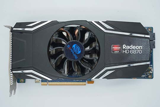 蓝宝石SAPPHIRE HD6870 1GB 显示卡（ATI Radeon HD6870芯片）